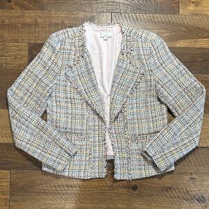 LOFT Multicolor Tweed Blazer